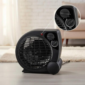 Aquecedor Portátil a Ar Quente AQ04 – Ventilador Elétrico Compacto para Ambientes Internos