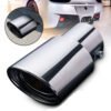 Ponteira de Escapamento Aço Inox 3 Polegadas Universal – Acabamento Esportivo para Carros