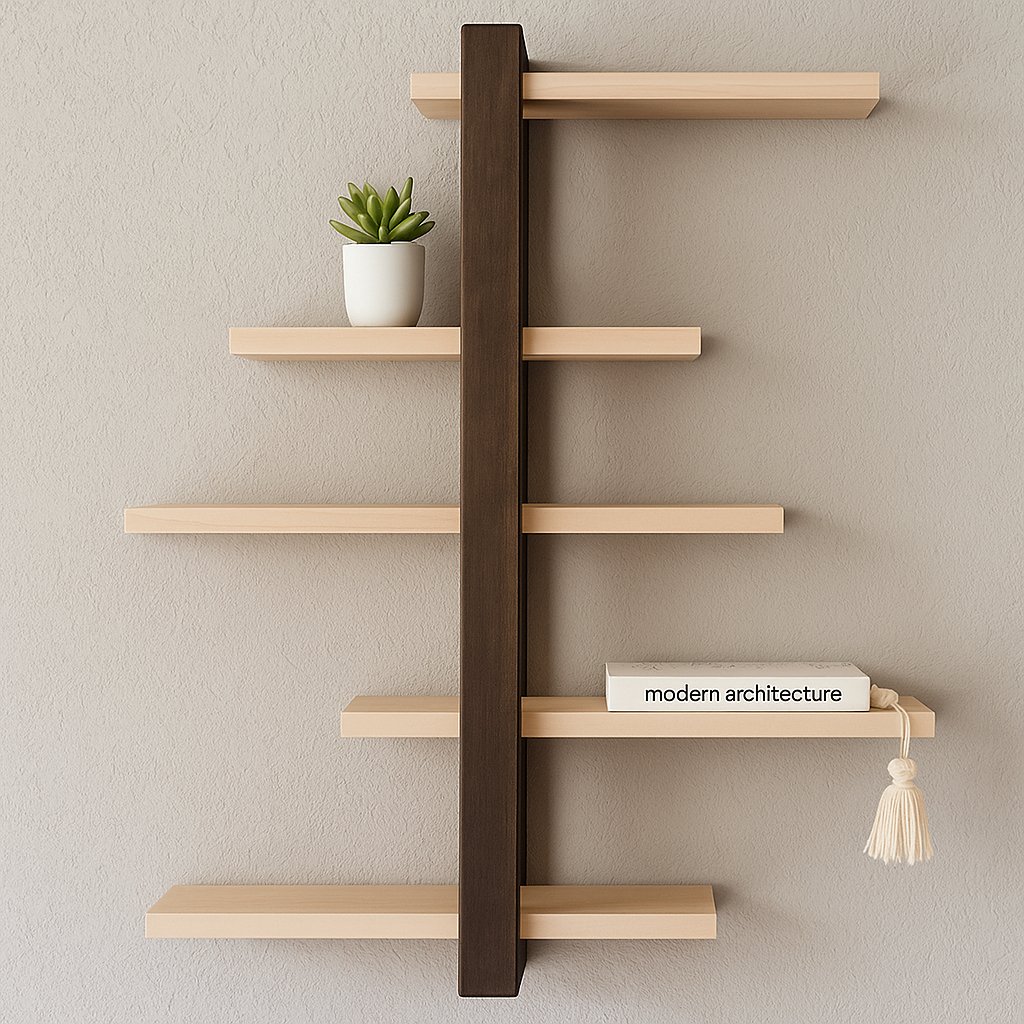 Rack Prateleira Suspensa Nicho C5 Andar Madeira Maciça Para Plantas Sala, Quartos e Quintal (7)