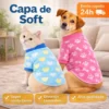 Roupa Pet de Soft Quentinha para Cachorros e Gatos – Capa Macia e Confortável para Inverno