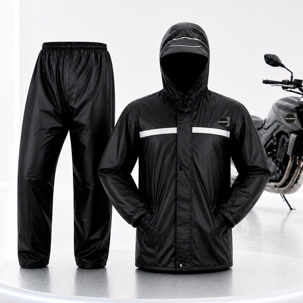 Capa de Chuva para Moto Impermeável Reforçada – Conjunto para Motoqueiro