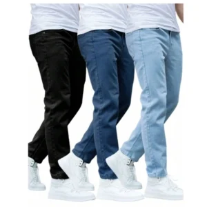 Kit Calças Jeans Masculinas com Alta Elasticidade – Costura Reforçada e Conforto Premium