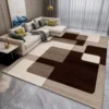 Tapete Estampado Antiderrapante 1,50m x 1,00m para Sala e Quarto – Design Elegante e Confortável