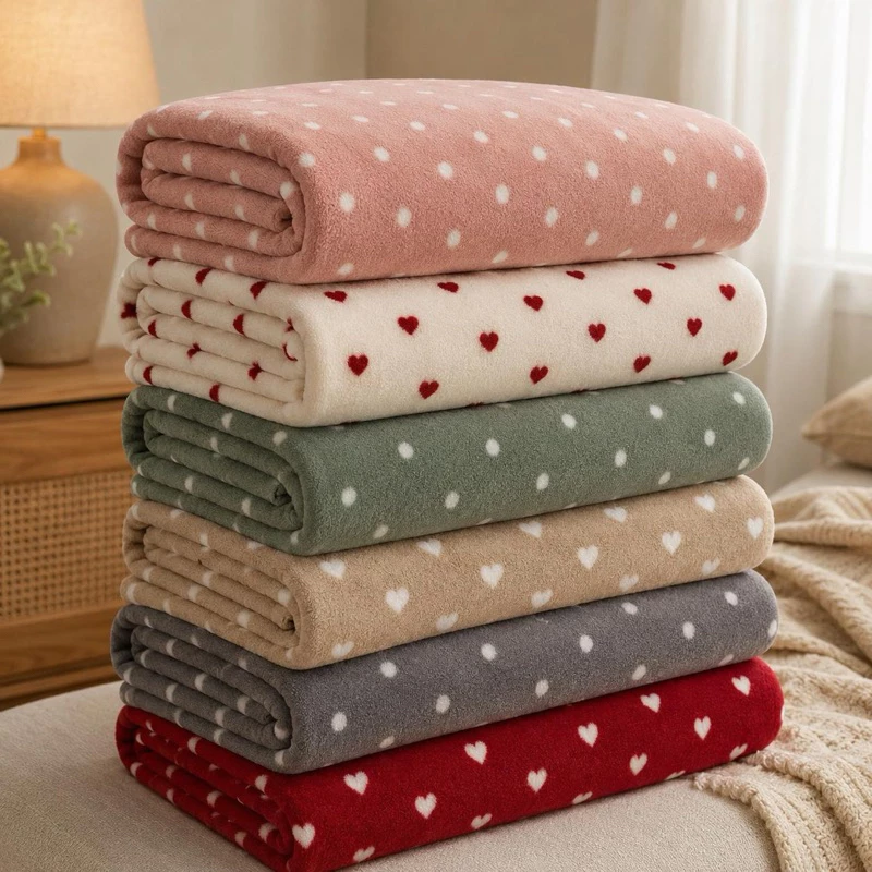 Manta Cobertor Casal Queen Microfibra Plush Antialérgica – Quentinha, Macia e Estampada Poá