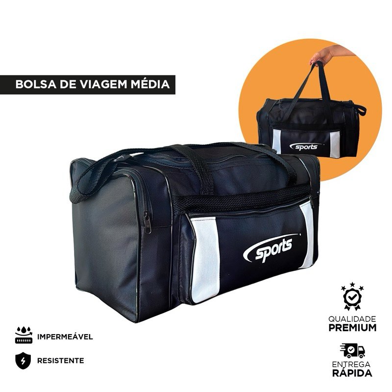 Bolsa Mala de Viagem Impermeável Reforçada – Grande e Prática