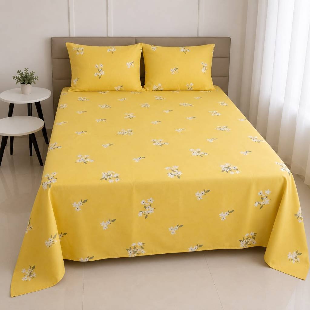 Kit 3 Peças Lençol Casal Percal 500 Fios – Conforto e Elegância