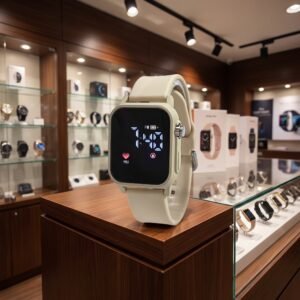 Relógio Feminino LED Digital – Moderno, Casual e Resistente à Água