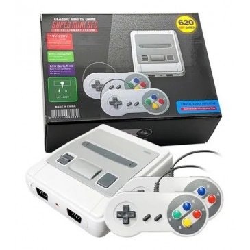 Video Game Retrô Super Mini – 620 Jogos Clássicos e 2 Controles